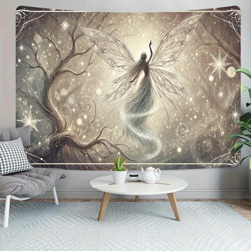Interior Design Hd - Fantasie Fairy Tree Muurschildering 2D HD