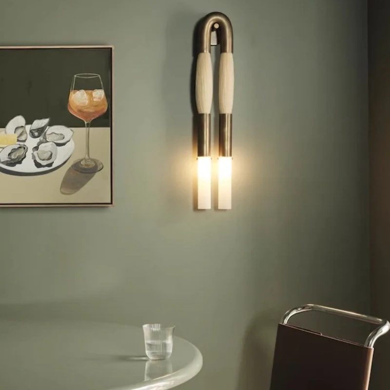Interior Design Elements - Nieuwigheid Oud Goud Wandlamp Retro Design