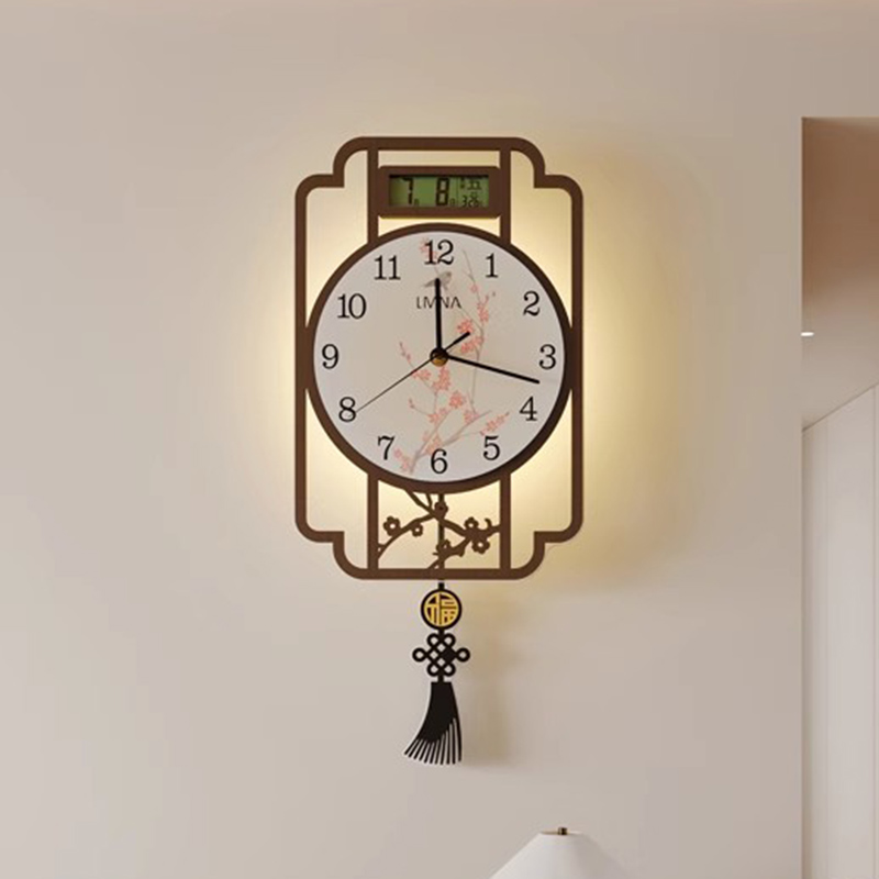 Interior Design Kitchen Modern - Digitale luxe wandklokken woonkamer vintage interieur