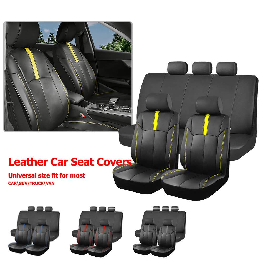 Interior Design Concept - Universele PU lederen autostoelhoezen geschikt voor