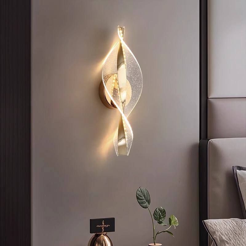 Interior Design Elements - LED moderne design wandlamp, glanzende binnenverlichting