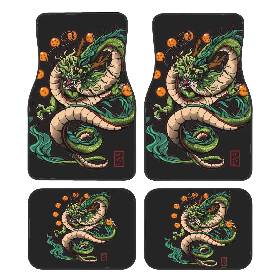 Interior Design Concept - 4 stuks Dragon King Design automatten,