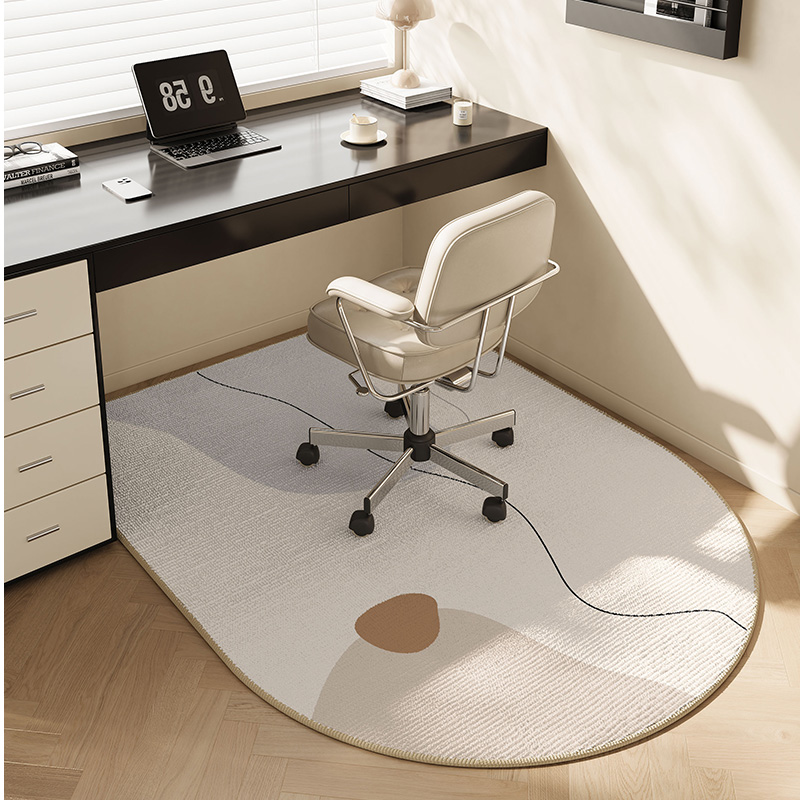 Printed Rug Abstract - VIKAMA onregelmatig abstract lijnig bureaukleed minimalistisch