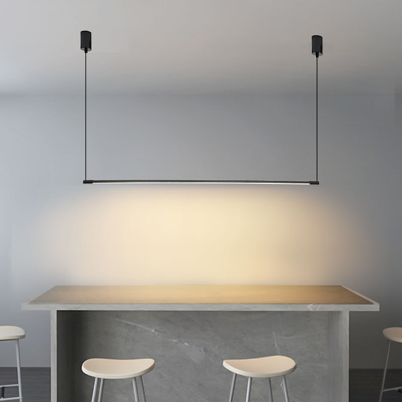 Interior Design Years Of Study - Moderne Scandinavische eenvoudige LED-kroonluchter voor restaurantbar