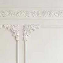 Interior Design Elements - Hoeklijstenset met fleur-de-lis-motief en Franse designelementen