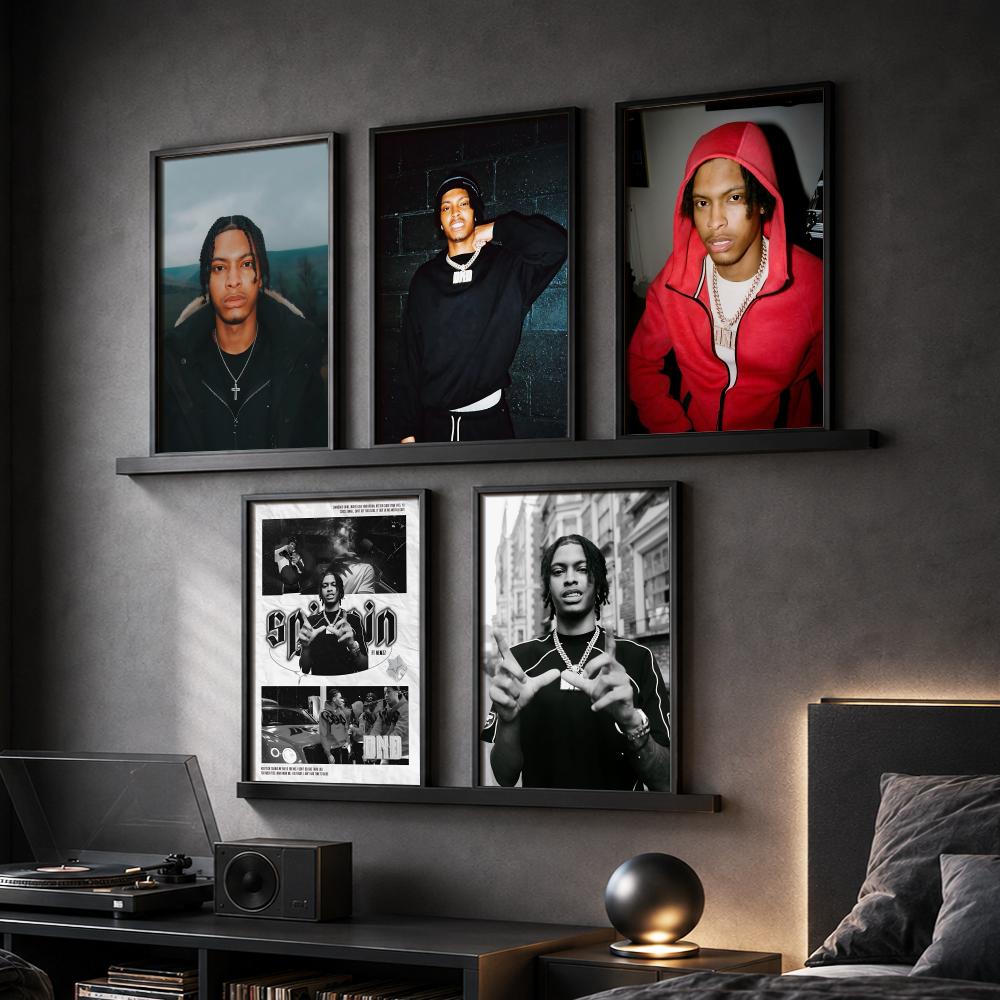 Interior Design Drawing - N-Nemzzz Rapper Album Schilderij Kalligrafie Canvas