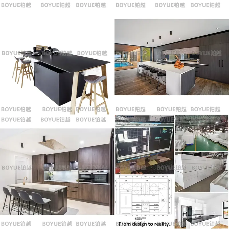 Interior Design Kitchen Modern - Moderne op maat gemaakte keukenkasten, meubilair