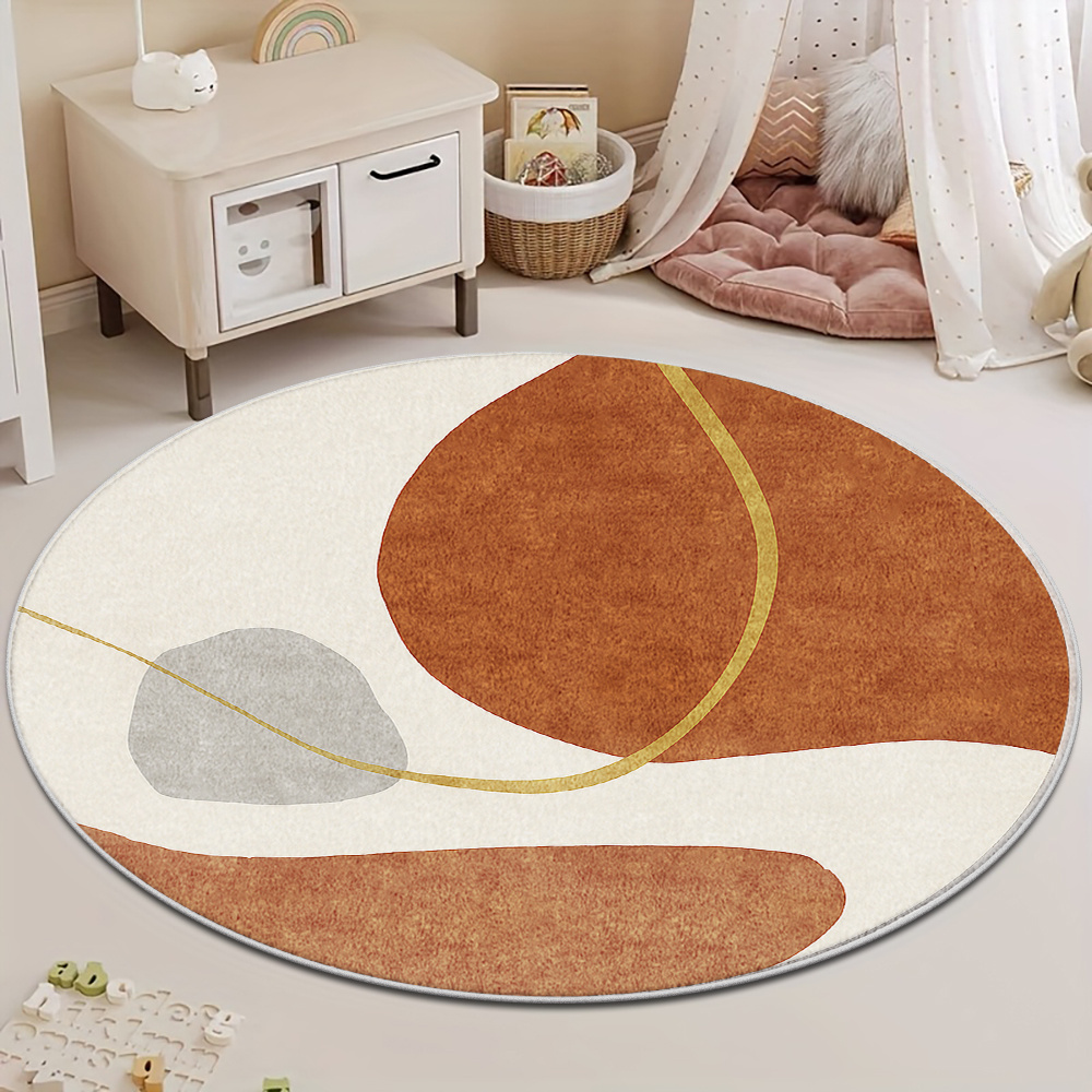 Mid-Century Modern rond vloerk - Printed Rug Abstract recensie en prijs