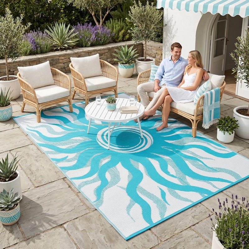 Bohemian Sun Print Outdoor Are - Printed Rug Abstract recensie en prijs