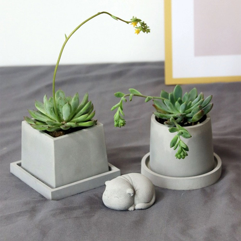 Cement Plant Pot Beton Mal Bui - Terrazzo Pot Cement recensie en prijs