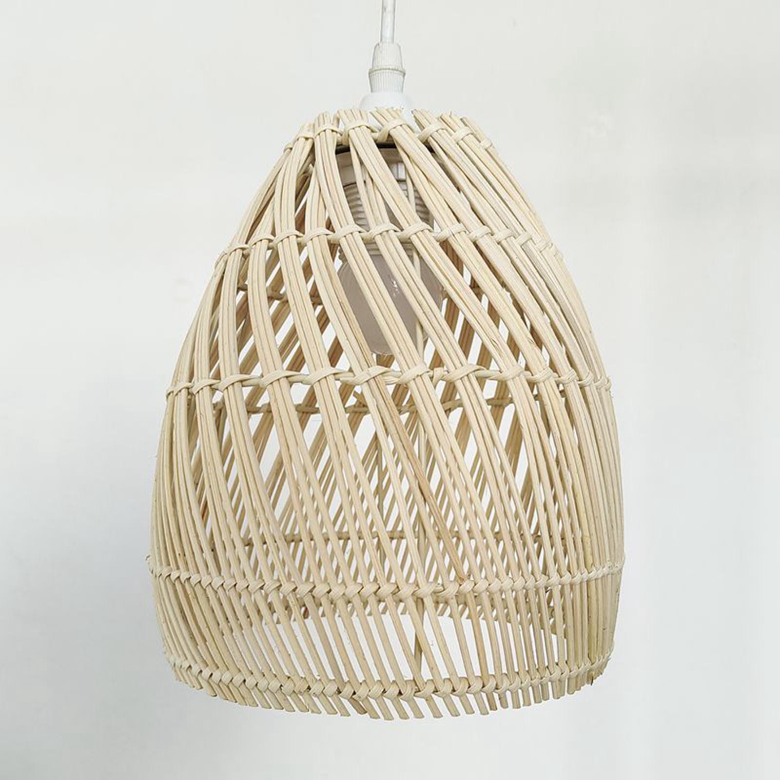 Lampenkap voor plafondhanglamp - Wicker Pendant Shade recensie en prijs