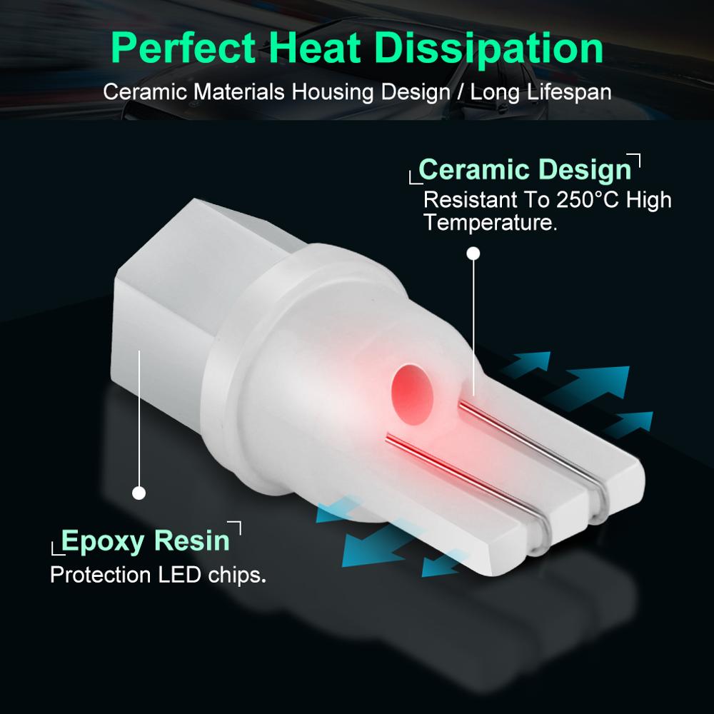 10 Stuks Keramische T10 W5W Le - Interior Design Elements recensie en prijs