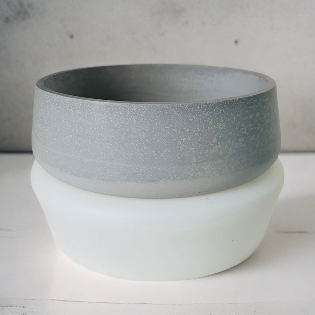 Grote kom bloempot siliconen m - Terrazzo Pot Cement recensie en prijs