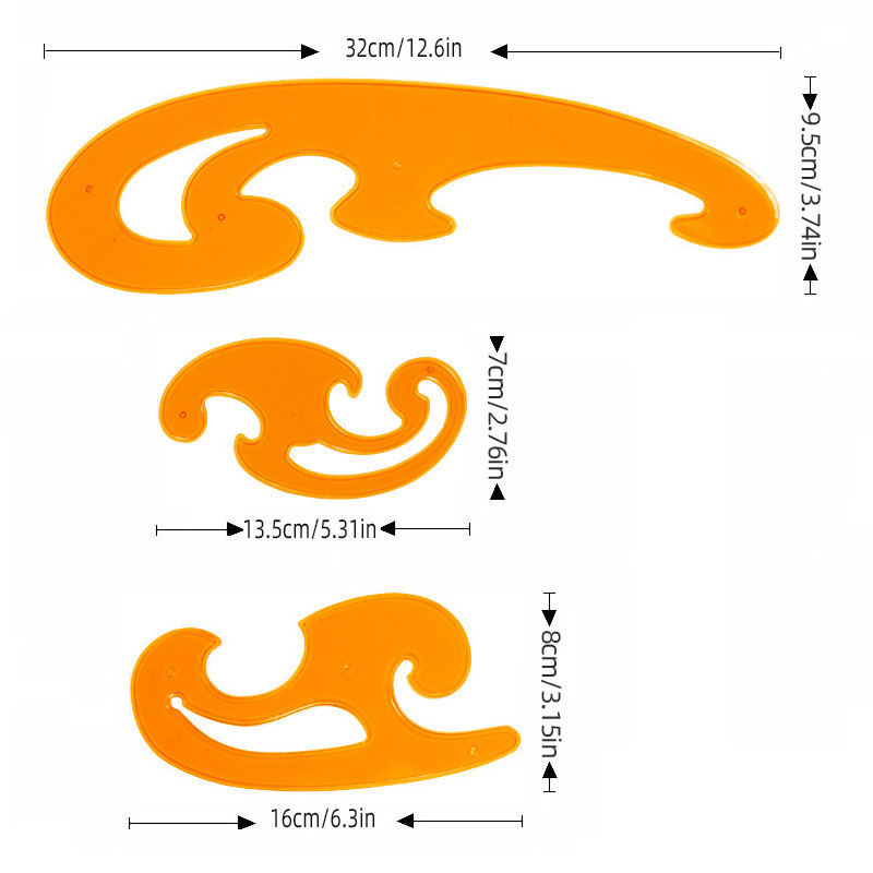 3-delige Curve Board set voor  - Interior Design Drawing recensie en prijs