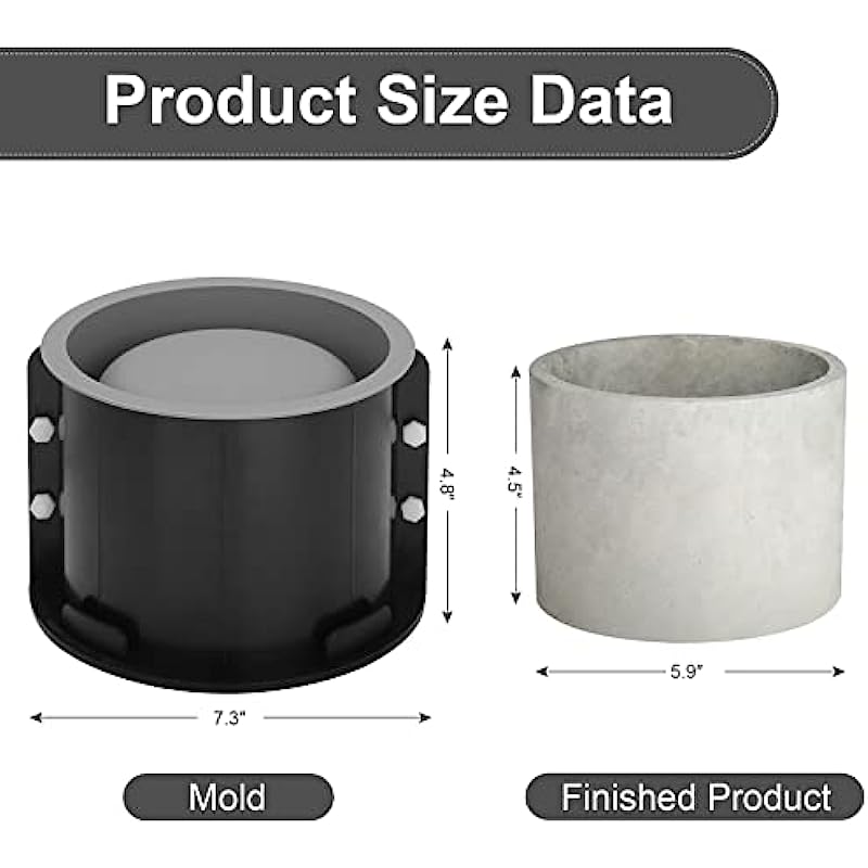 Grote ronde bloempot cement ma - Terrazzo Pot Cement recensie en prijs