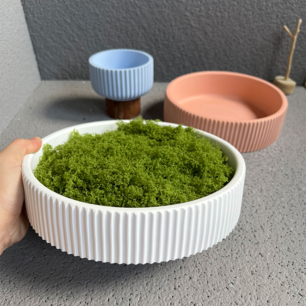 DIY opbergkom gips terrazzo ma - Terrazzo Pot Cement recensie en prijs