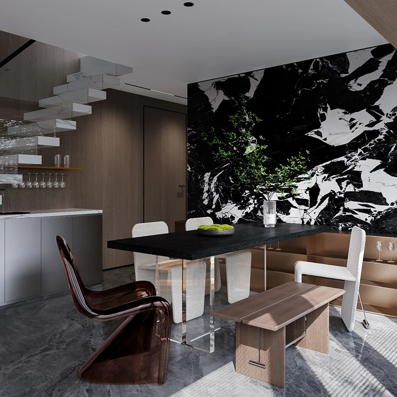 Modern 3D-geweven villa-interi - Interior Design And Build recensie en prijs