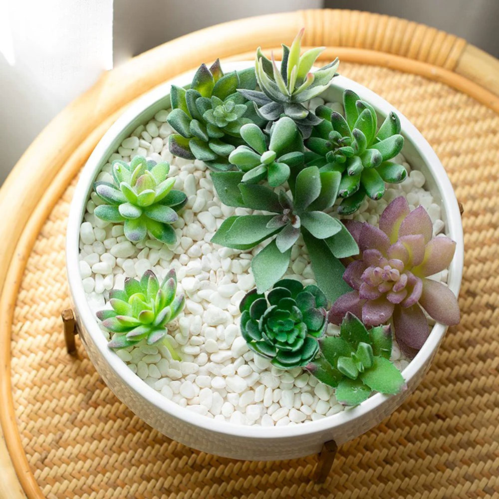 31 cm ronde cement bloempot si - Terrazzo Pot Cement recensie en prijs