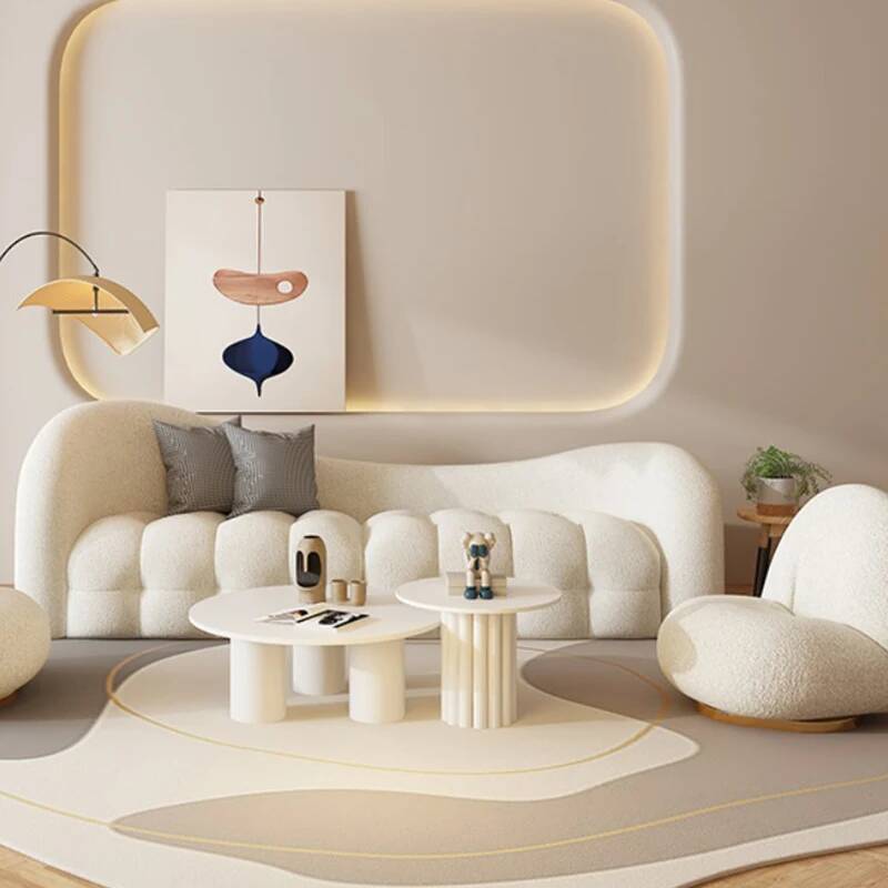 Crèmewitte woonkamerbanken Int - Interior Design White And Wood recensie en prijs