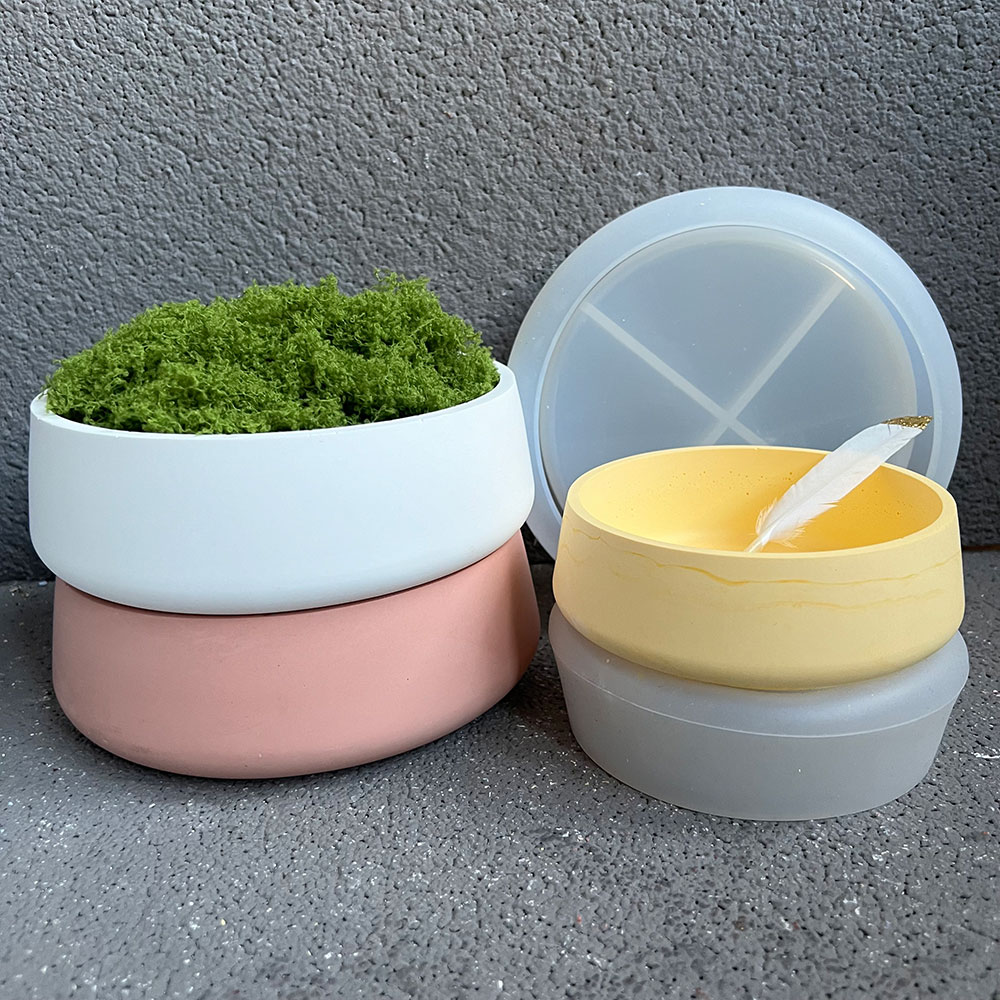 Beton Kom Siliconen Mal DIY Bl - Terrazzo Pot Cement recensie en prijs