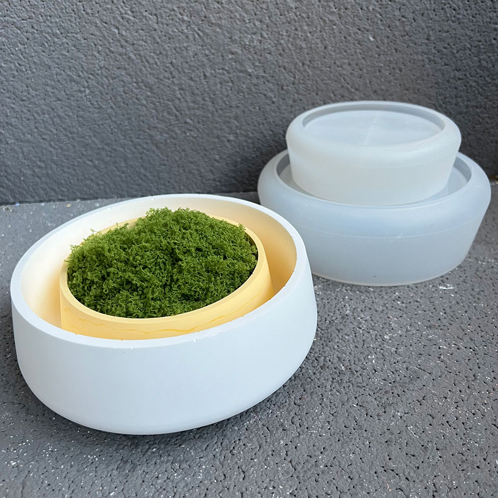 Beton Kom Siliconen Mal DIY Bl - Terrazzo Pot Cement recensie en prijs