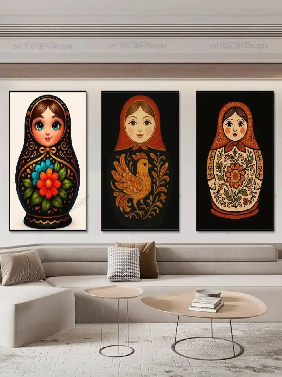 Poppen Matryoshka Russische ku - Interior Design Hd recensie en prijs