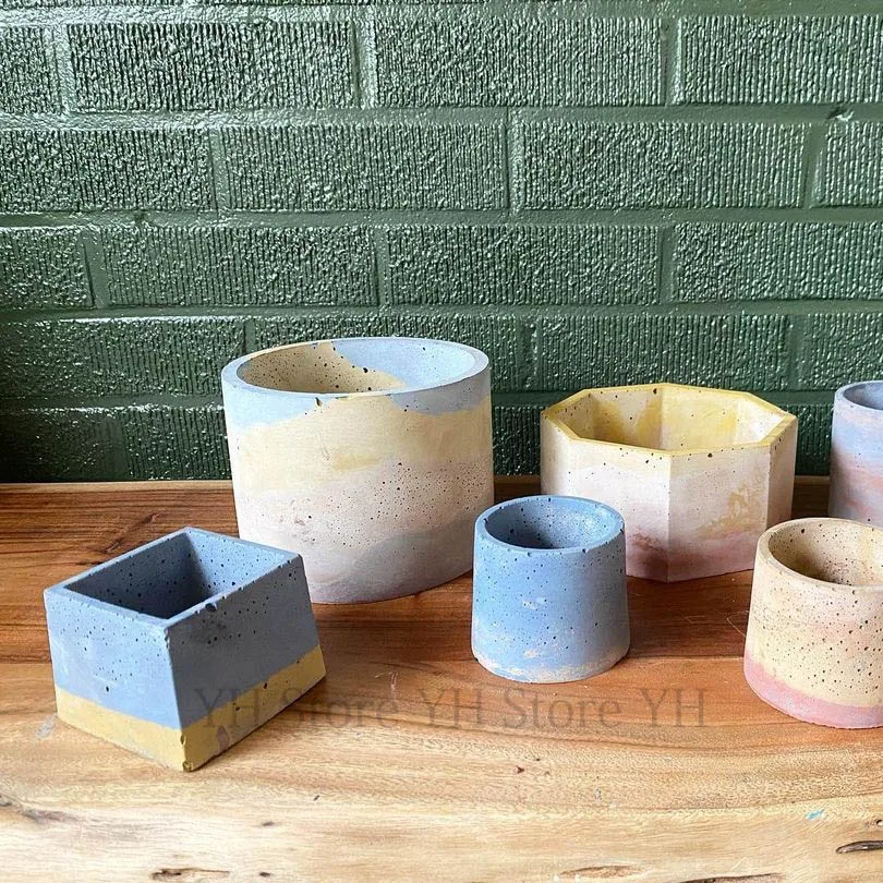 Beton Kaars Cup Vessel Silicon - Terrazzo Pot Cement recensie en prijs