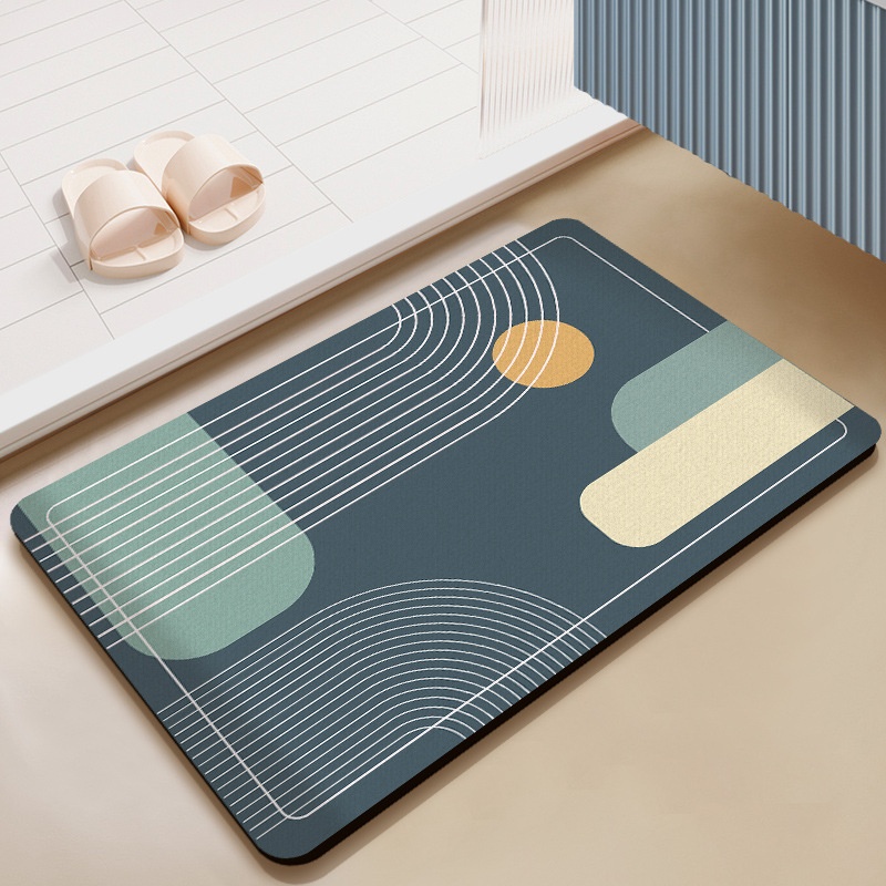 Moderne abstracte geometrische - Printed Rug Abstract recensie en prijs