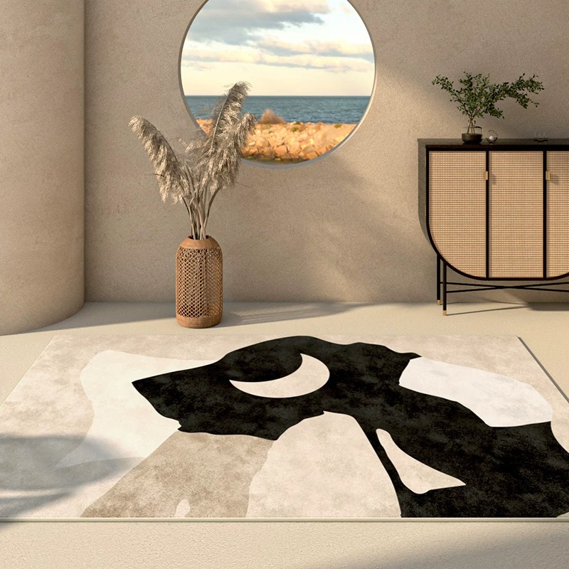 Japandi Wabi-sabi Tapijten voo - Printed Rug Abstract recensie en prijs