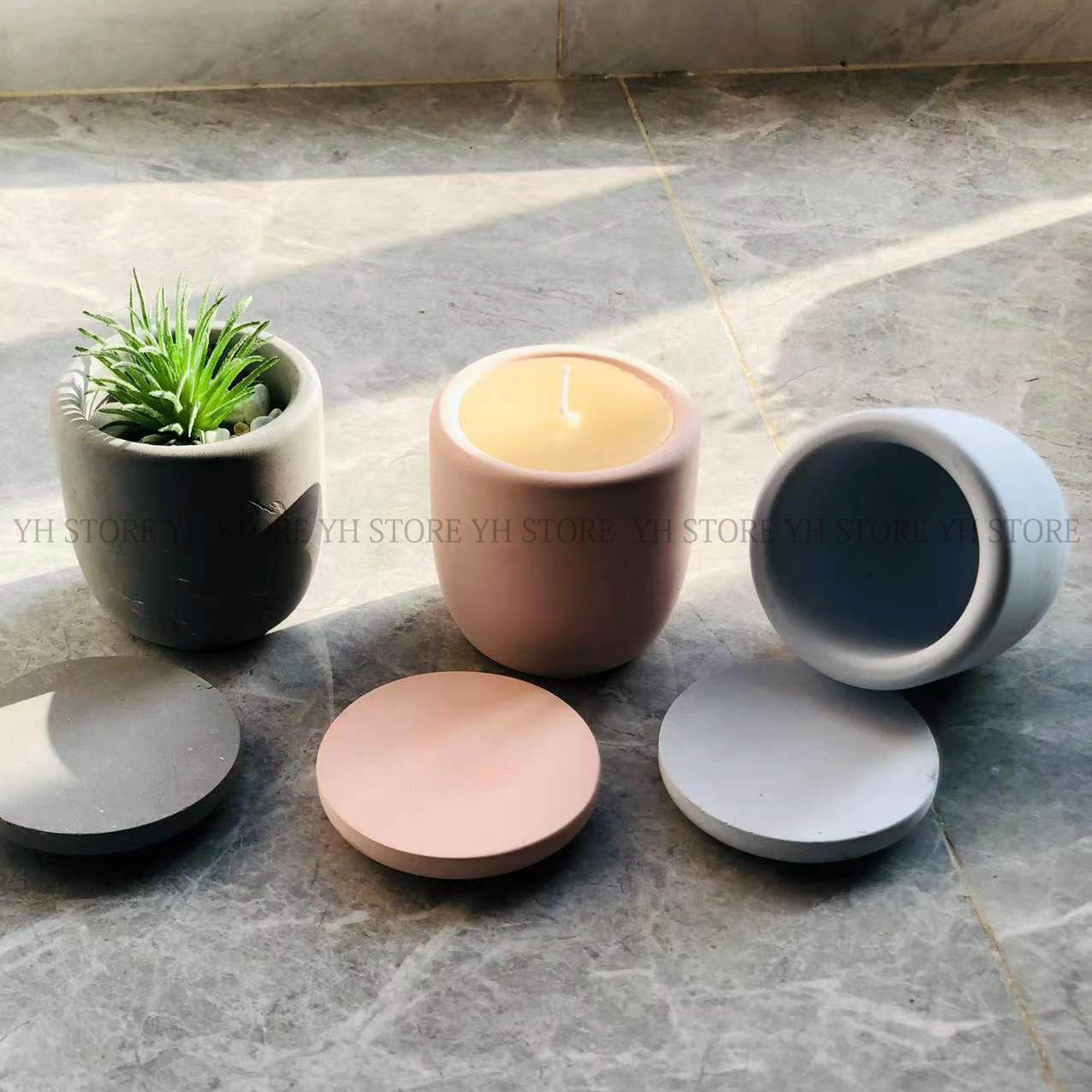Cement Doos Siliconen Mallen T - Terrazzo Pot Cement recensie en prijs