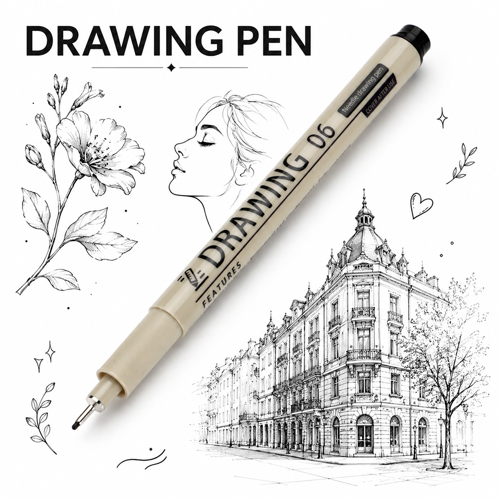 12 maten Micron-pennen met fij - Interior Design Drawing recensie en prijs