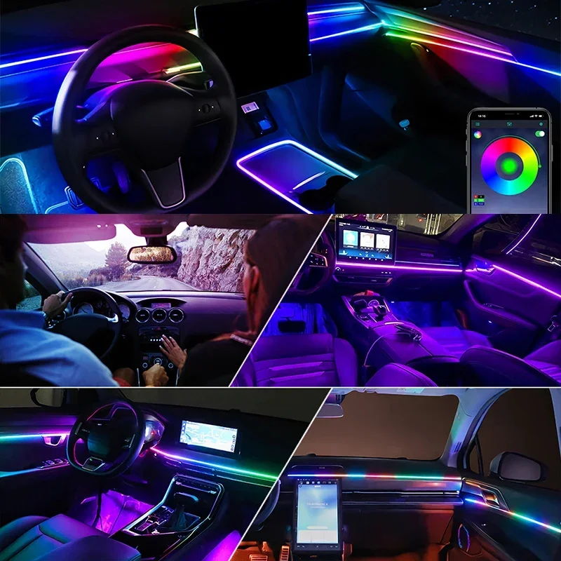 6-in-1 Exclusieve Auto LED Int - Interior Design Elements recensie en prijs