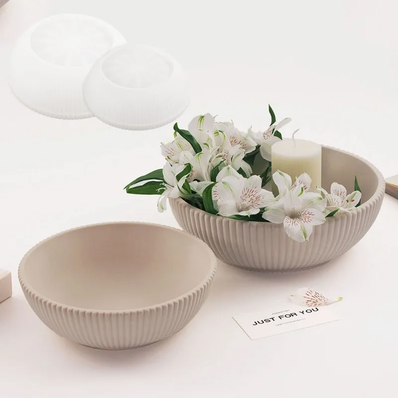 Grote gestreepte schaalvormige - Terrazzo Pot Cement recensie en prijs