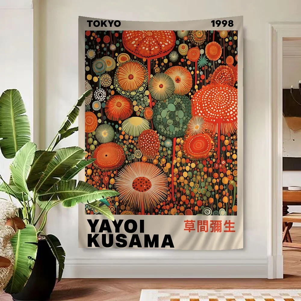 Abstract Yayoi Kusama Anime Ta - Printed Rug Abstract recensie en prijs