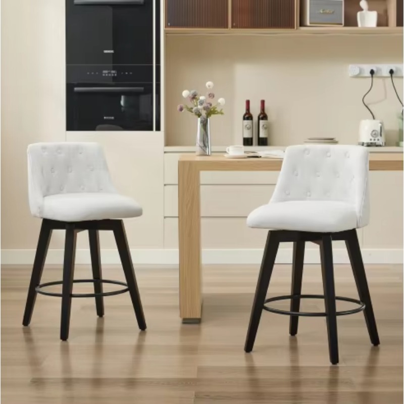 Moderne stoffen barkruk met zw - Interior Design Kitchen Modern recensie en prijs
